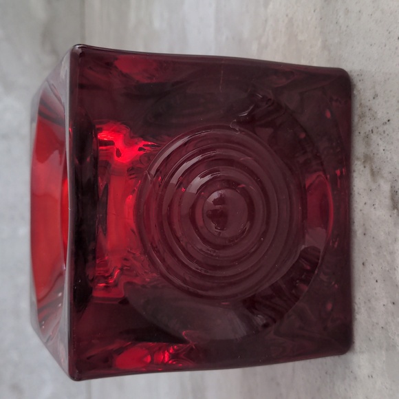 EUC Vintage Gorgeous Viking Glass Co Candle Holder - Picture 4 of 11